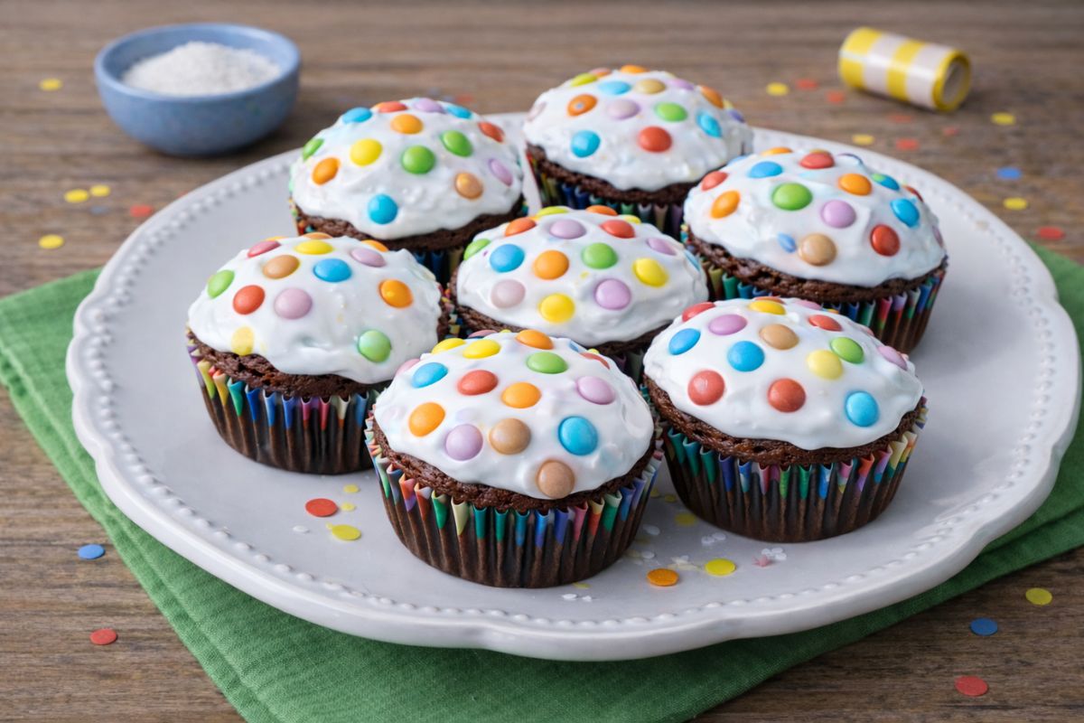 Senza zucchero e senza burro, ecco i muffin di Carnevale in friggitrice ad aria (con farcitura golosa)