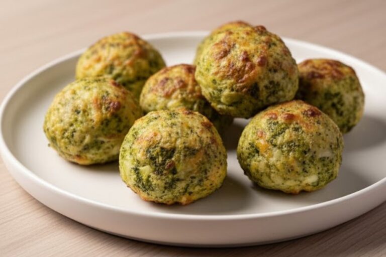 Stanchi degli eccessi delle feste? Ricetta light in friggitrice ad aria: polpette di broccoli buonissime