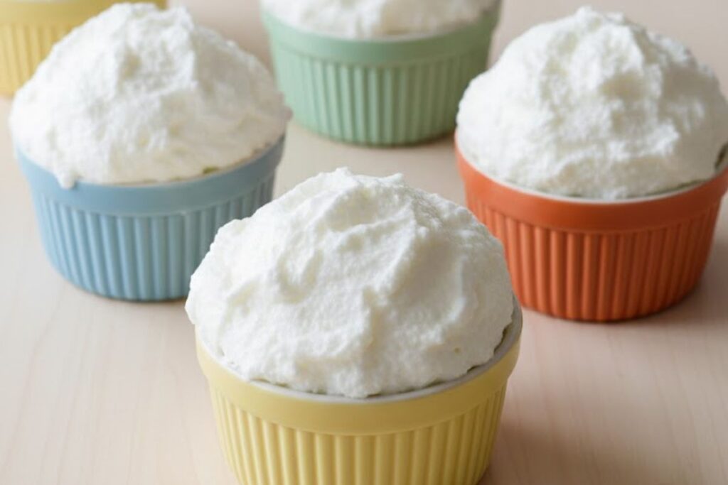 uovo nuvola, preparazione