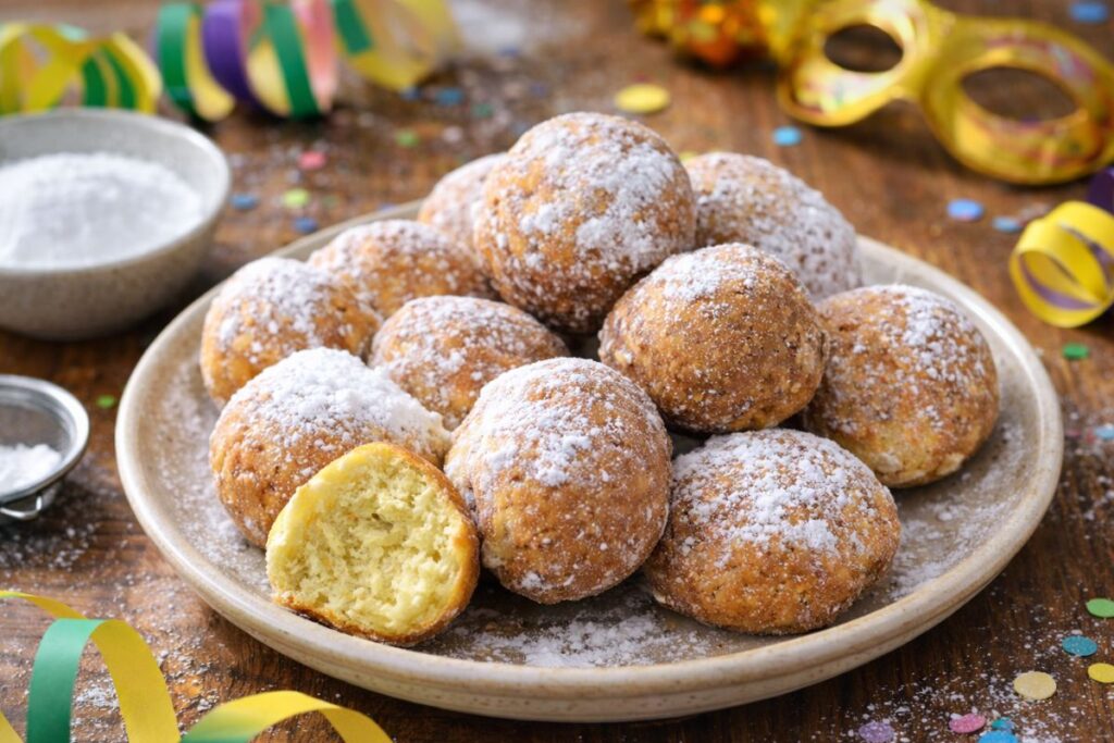 Castagnole allo yogurt in friggitrice ad aria