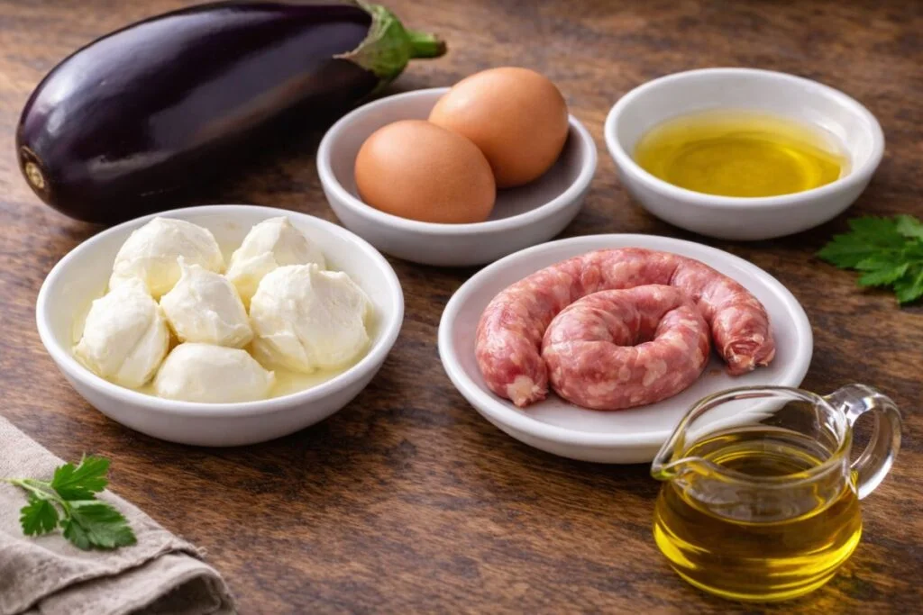 cotolette di melanzane in friggitrice ad aria ingredienti cotolette di melanzane in friggitrice ad aria, ingredienti