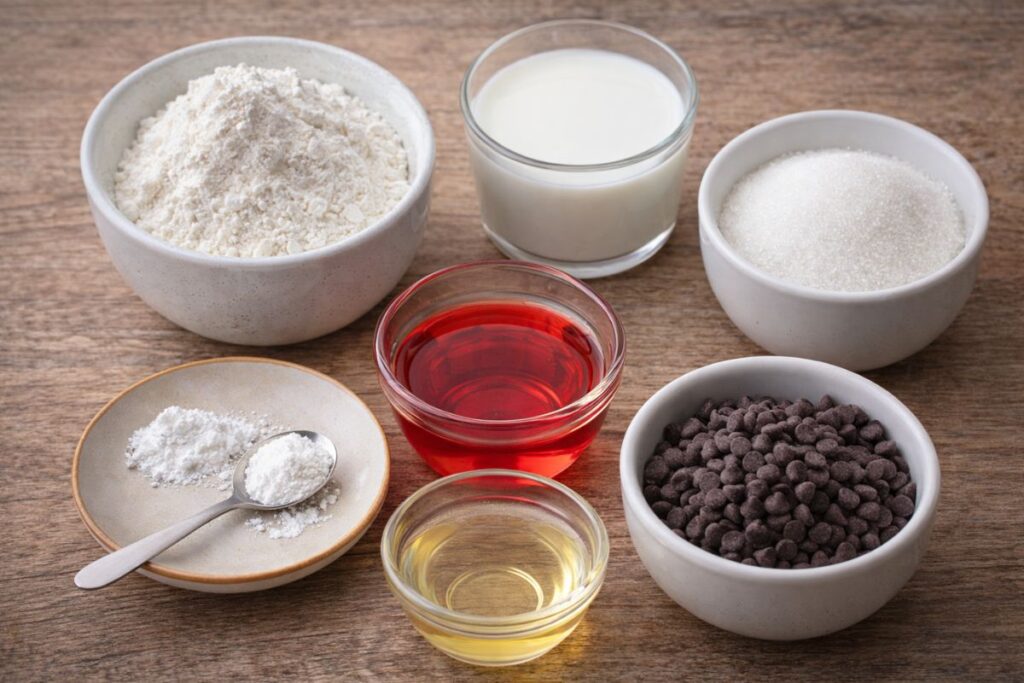 cupcake di San Valentino in friggitrice ad aria ingredienti cupcake di San Valentino in friggitrice ad aria, ingredienti