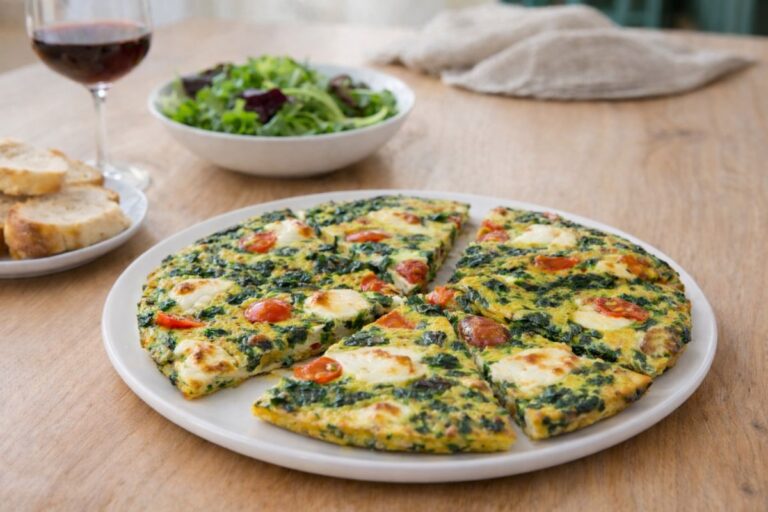 Leggera ma saporita, è la frittata di spinaci e primosale in friggitrice ad aria: ricetta veloce