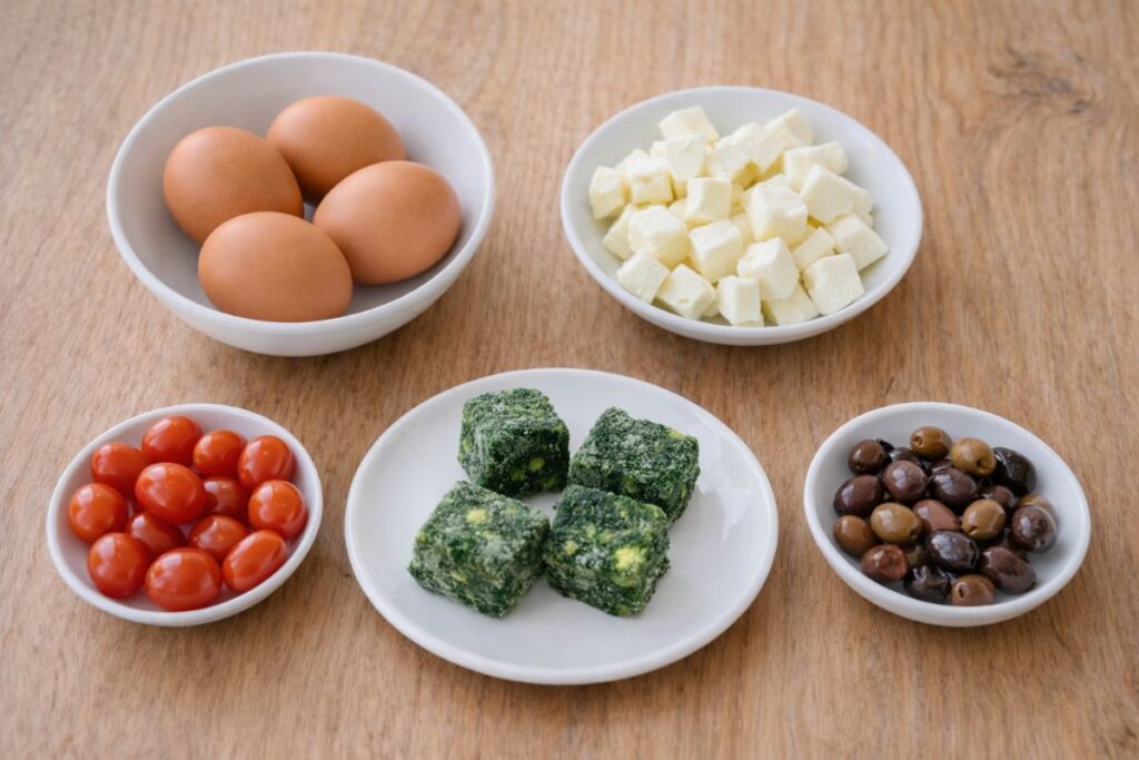 frittata di spinaci e primosale in friggitrice ad aria ingredienti frittata di spinaci e primosale in friggitrice ad aria, ingredienti