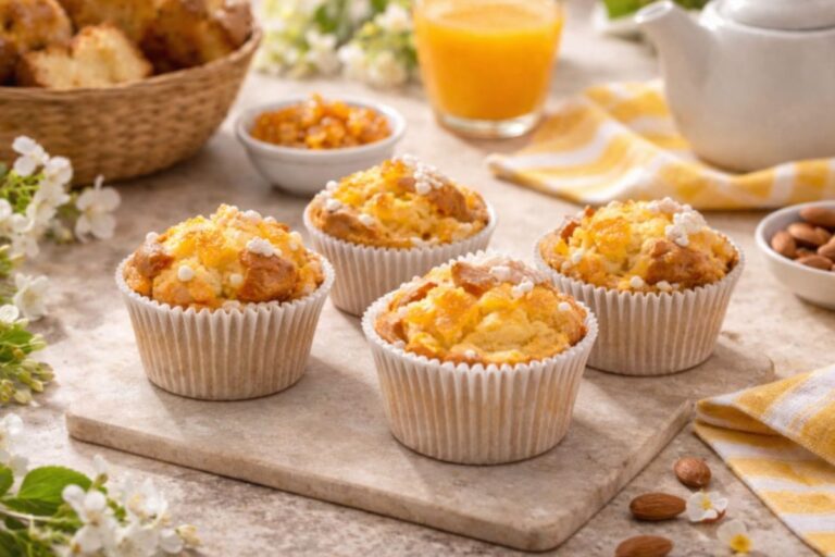 Ricordano la Colomba di Pasqua, ma sono più veloci e si fanno in friggitrice ad aria: muffin spaziali