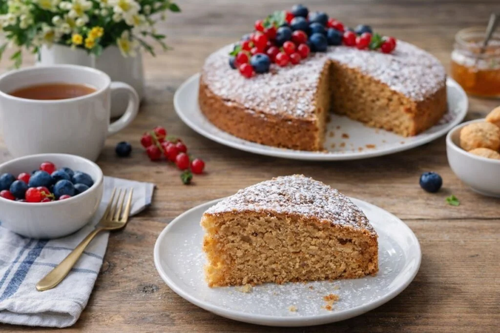 torta latte e biscotti