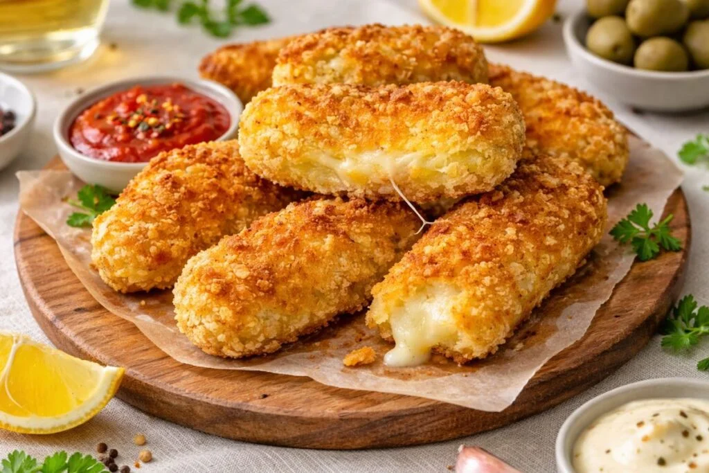 Bastoncini di patate super filanti in friggitrice ad aria