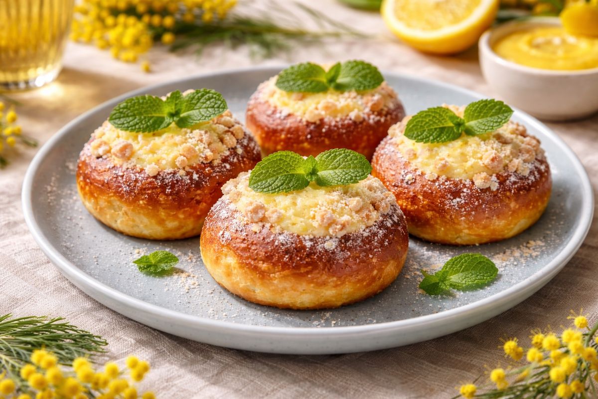 Brioche mimosa per la Festa della Donna, in friggitrice ad aria: un sapore irresistibile