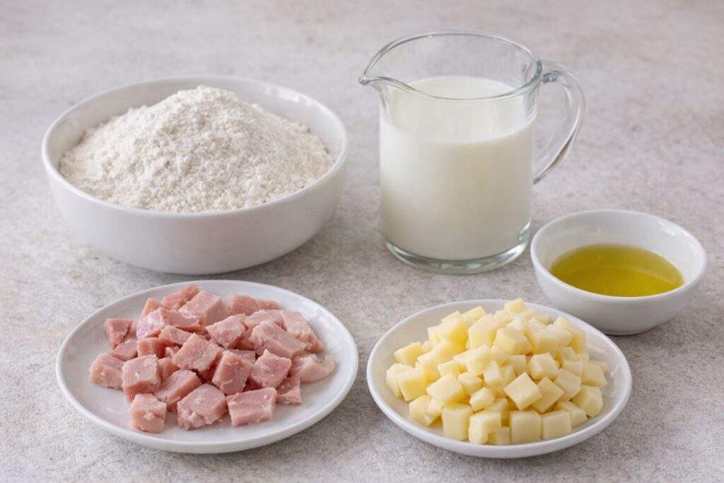 Colomba salata in friggitrice ad aria, ingredienti
