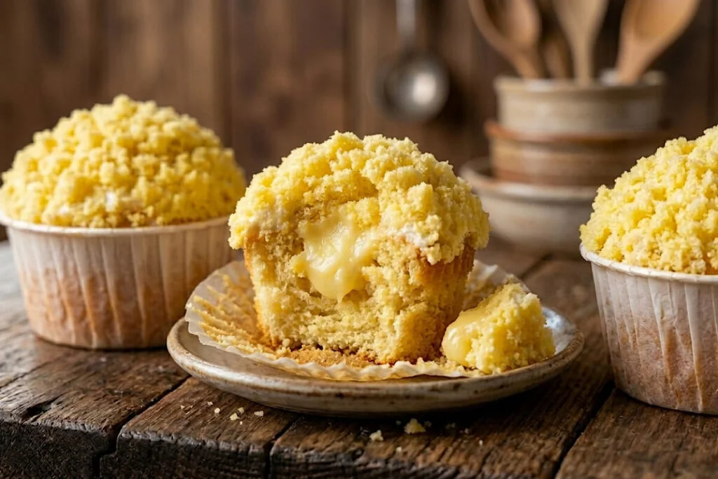 Cupcakes mimosa in friggitrice ad aria