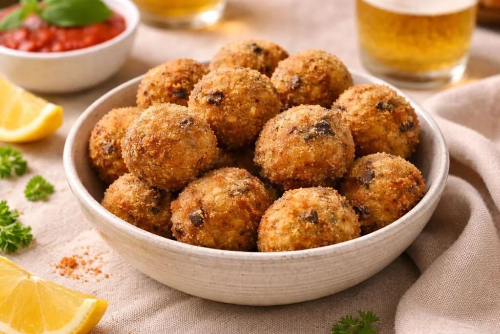 Polpettine in friggitrice ad aria