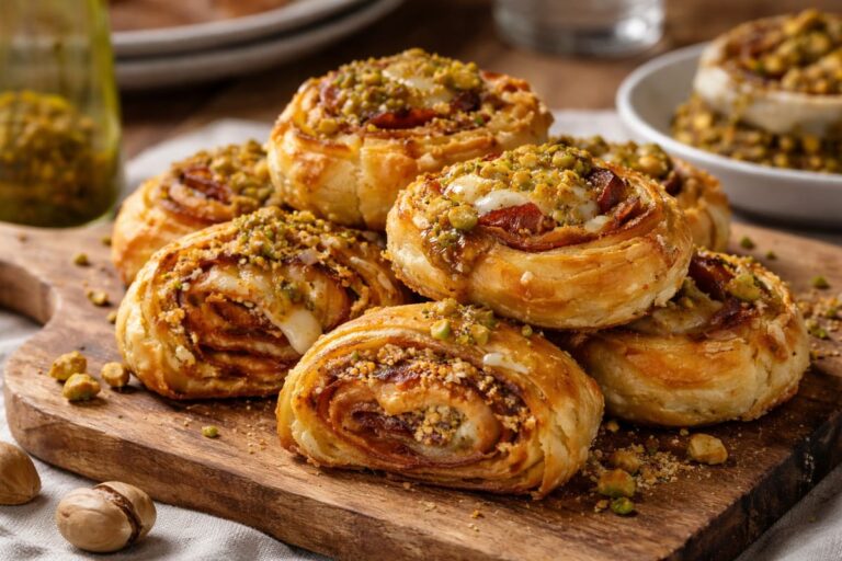 L’aperitivo semplice di Pasqua che fa sempre la sua scena: rotolini, speck, formaggio e pistacchio in friggitrice ad aria