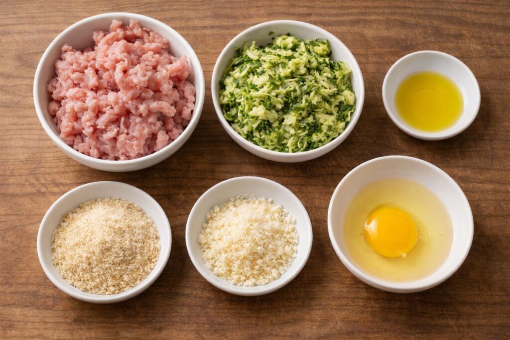 hamburger di tacchino in friggitrice ad aria, ingredienti