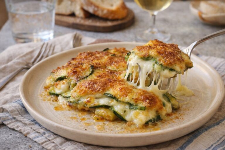 Non solo è facilissima, ma è anche light: millefoglie di zucchine in friggitrice ad aria