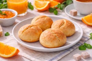 Biscotti profumati all'arancia in friggitrice ad aria