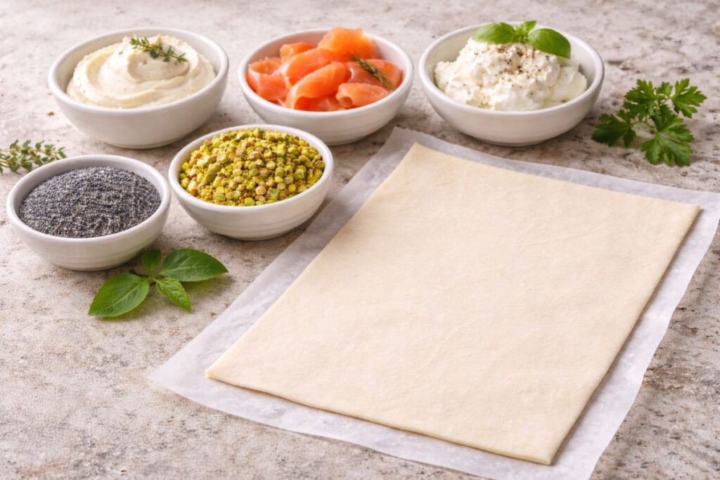 Cannoli di pasta sfoglia in friggitrice ad aria ingredienti Cannoli di pasta sfoglia in friggitrice ad aria, ingredienti