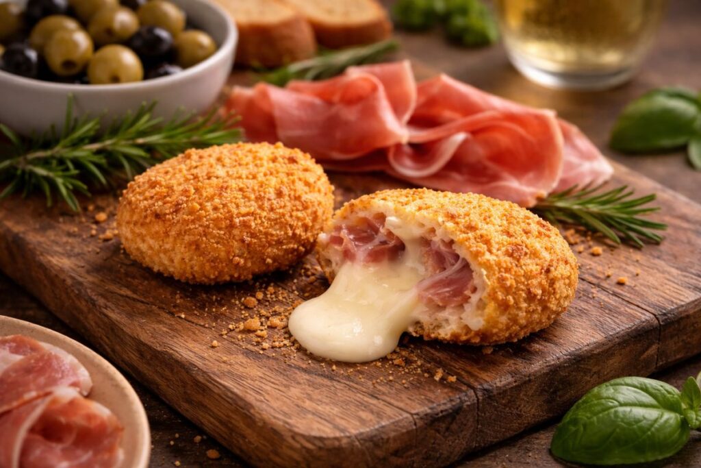 Cheese bites in friggitrice ad aria