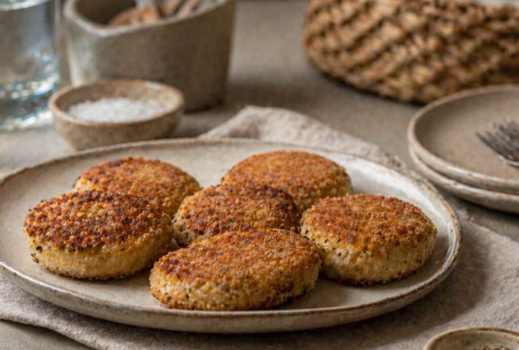 Crocchette di merluzzo e zucchine in friggitrice ad aria