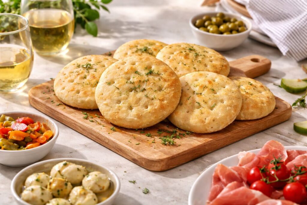 Focaccine all'olio in friggitrice ad aria