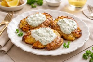 Patate schiacciate in friggitrice ad aria