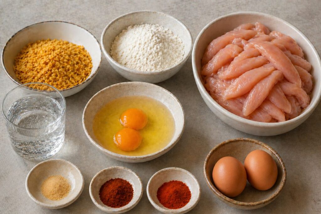 Pollo alla Raising Cane's in friggitrice ad aria, ingredienti