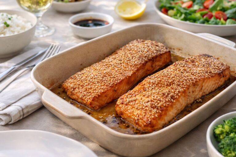 Ricetta gustosa e veloce in friggitrice ad aria: il salmone in crosta di sesamo