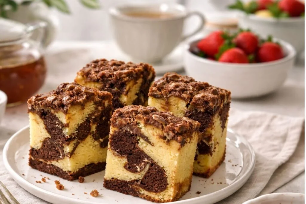 Torta bicolore senza lattosio in friggitrice ad aria