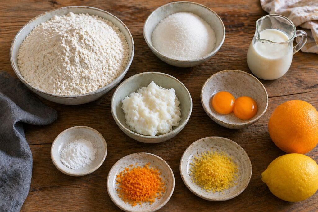 biscotti da latte, ingredienti