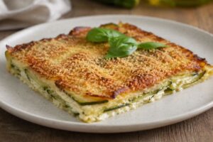 Millefoglie di zucchine light in friggitrice ad aria
