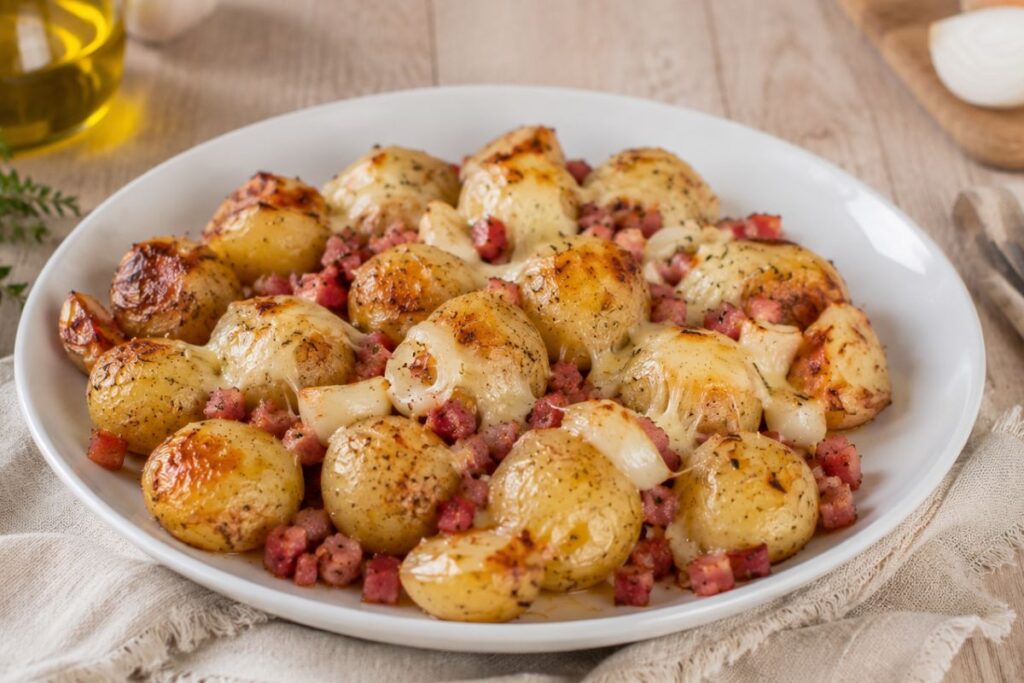 Patate novelle filanti in friggitrice ad aria