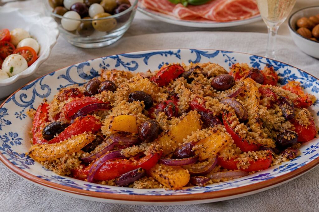 Peperoni gratinati in friggitrice ad aria