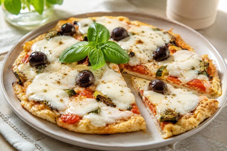 La pizza fit (e proteica) che non deve lievitare: pronta in pochi minuti in friggitrice ad aria e super filante