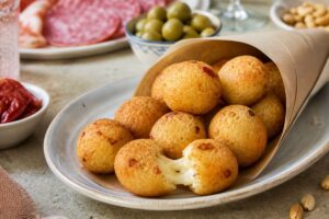 Polpette di riso in friggitrice ad aria