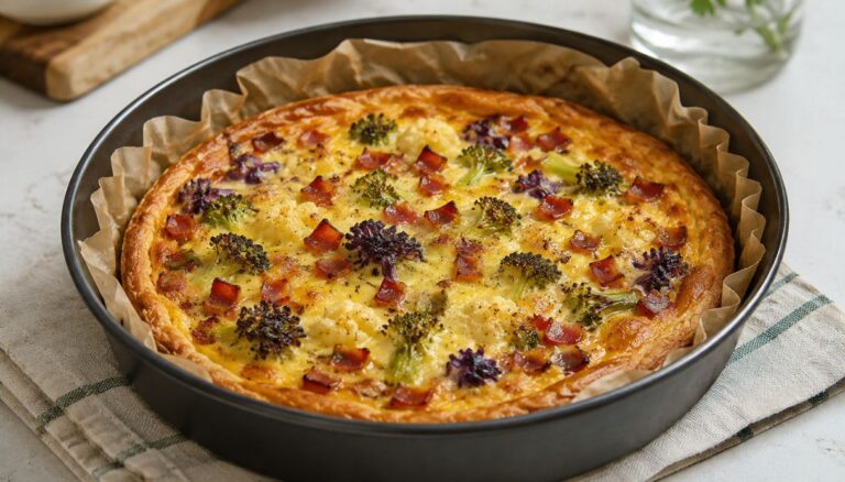 La quiche in friggitrice ad aria con quattro verdure diverse, bellissima da portare a tavola: scoprile tutte