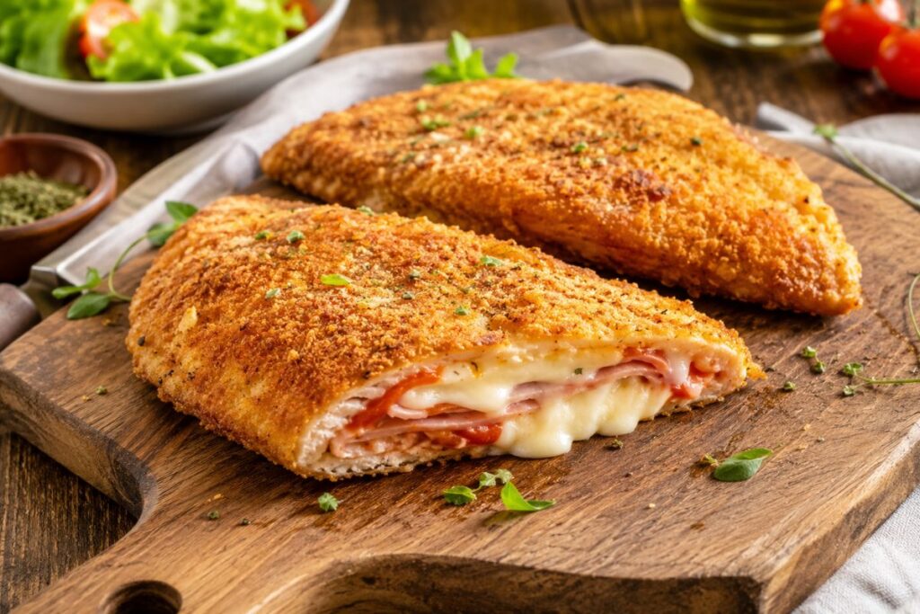 Calzoni di pollo in friggitrice ad aria