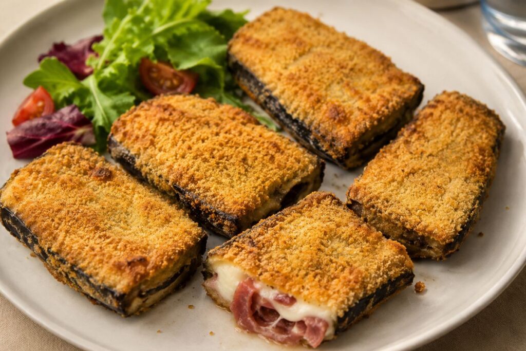 Melanzane alla Pullastiello in friggitrice ad aria