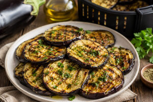 Melanzane alla griglia in friggitrice ad aria