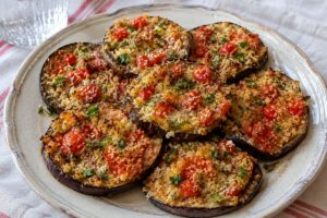 Melanzane gratinate in friggitrice ad aria