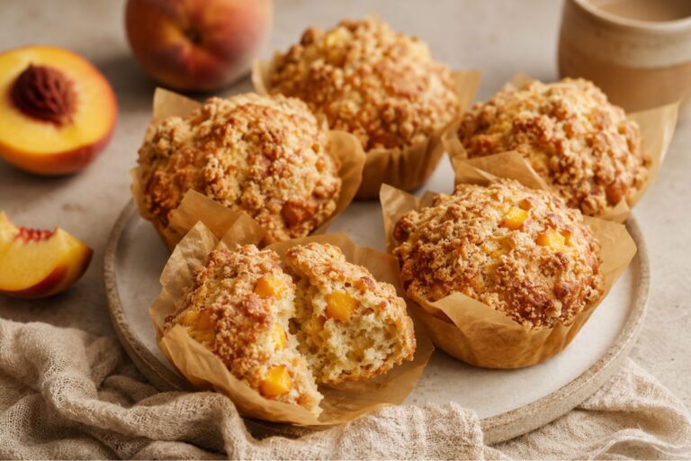 Con questo crumble tutti faranno colazione a casa, come al bar: i muffin estivi (light) in friggitrice ad aria