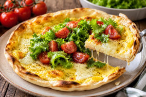 Piadina con insalata in friggitrice ad aria