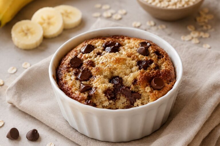 Con un quarto di banana e senza farina prepari una colazione pazzesca: il tortino in friggitrice ad aria