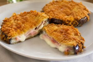 cordon bleu di melanzane light in friggitrice ad aria