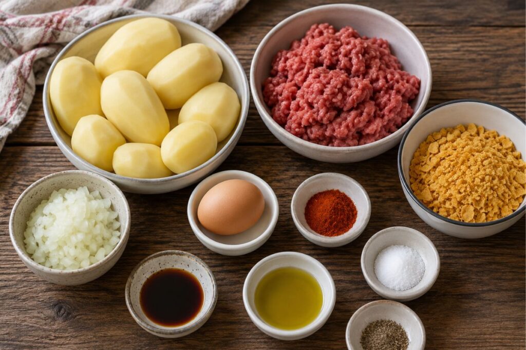 Crocchette giapponesi fit in friggitrice ad aria ingredienti Crocchette giapponesi fit in friggitrice ad aria, ingredienti