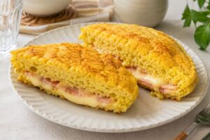 Focaccia di ceci in friggitrice ad aria
