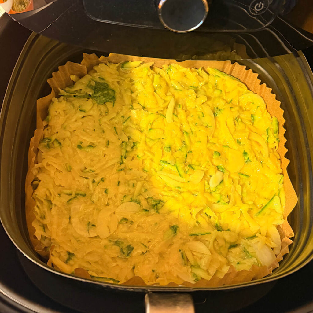 Lasagna low carb in friggitrice ad aria