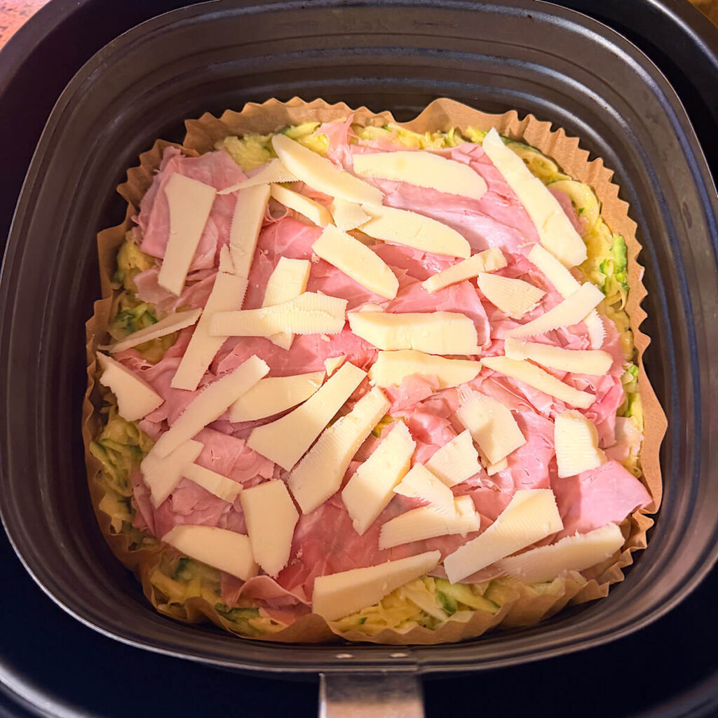 Lasagna low carb in friggitrice ad aria
