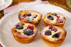 Muffin cheesecake in friggitrice ad aria