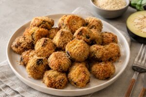 bocconcini di melanzane in friggitrice ad aria
