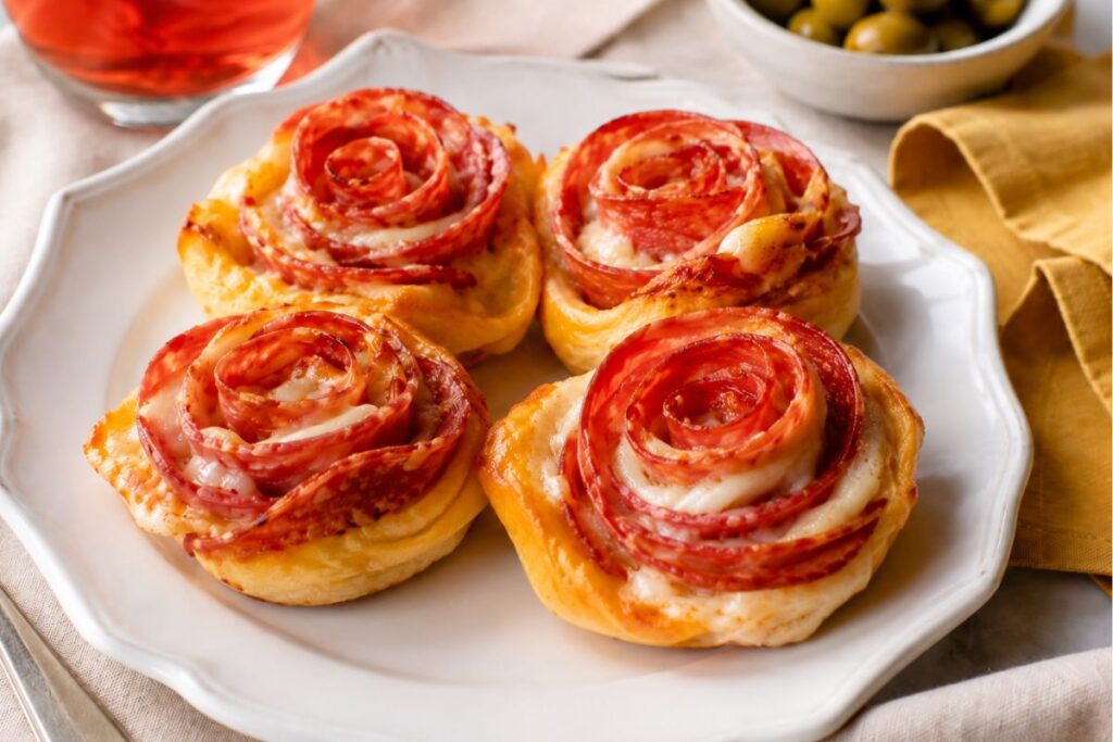 rose di pizza in friggitrice ad aria