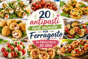 20 antipasti friggitrice ad aria ferragosto
